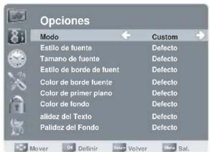 AOC LE23H062 - Configurar subtitleos ocultos - 4