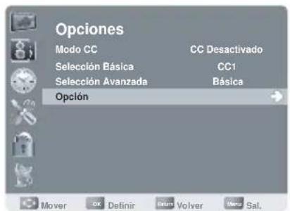 AOC LE23H062 - Configurar subtitleos ocultos - 3