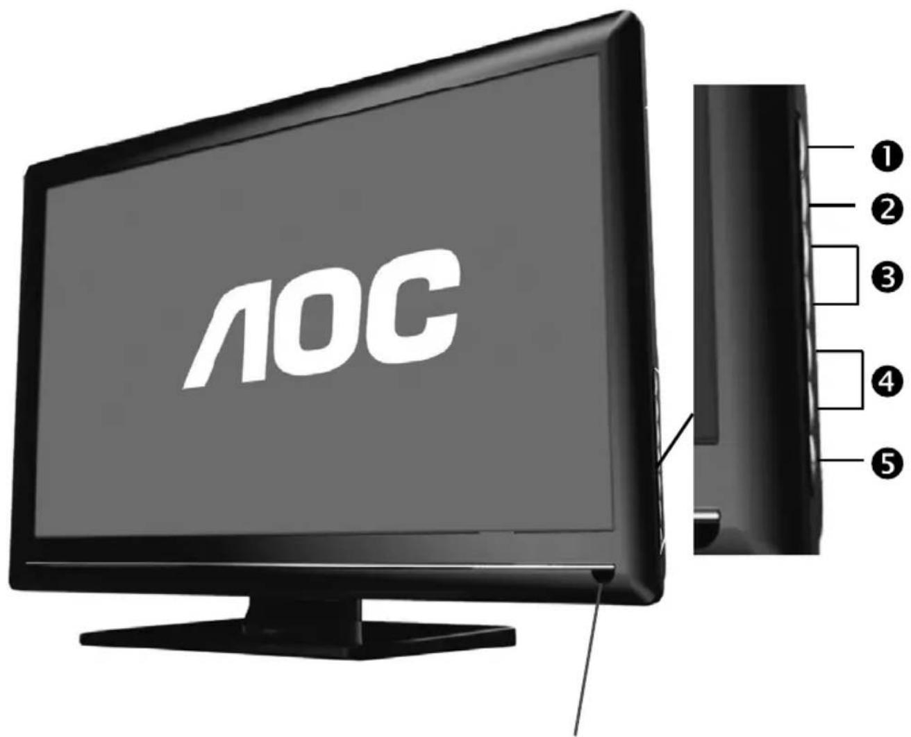 AOC LE23H062 - 1.3Paneldecontrol - 1