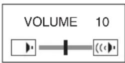MITSUBISHI XD600UG - Volume du haut-parleur - 1