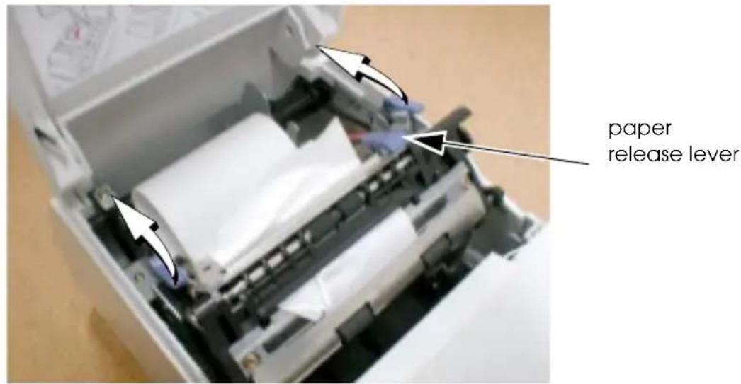 EPSON TMU675P - Opening the printer mechanism - 1