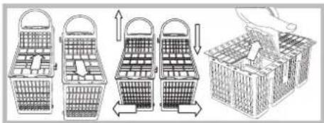 HOTPOINT-ARISTON LFS 217 A BKHA - Panier a couverts - 1