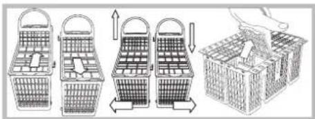 HOTPOINT-ARISTON LFS 217 A WHHA - Cutlery basket - 1