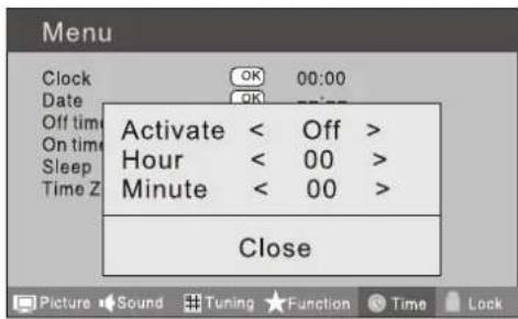HAIER LT22R3CGW - On Time (Ora di accensione) - 1