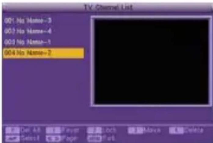KONIG DVBT SCART12 - TVens kanalliste - 1