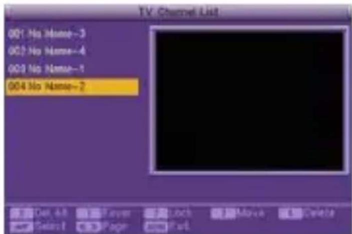KONIG DVBT SCART12 - Lista canali TV - 1