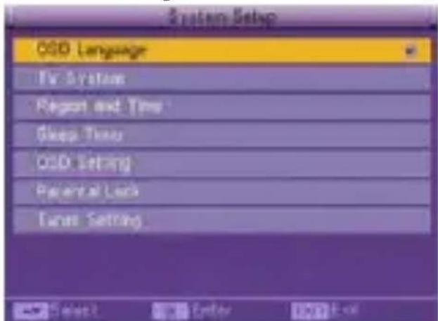 KONIG DVBT SCART12 - Instellen system - 1