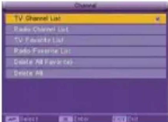 KONIG DVBT SCART12 - Menu Chaines - 1