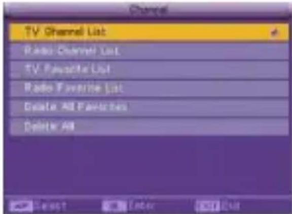KONIG DVBT SCART12 - Kanalenmenu - 1
