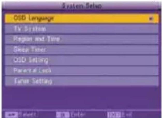 KONIG DVBT SCART12 - Järkestelmän asetukset / System Setup - 1