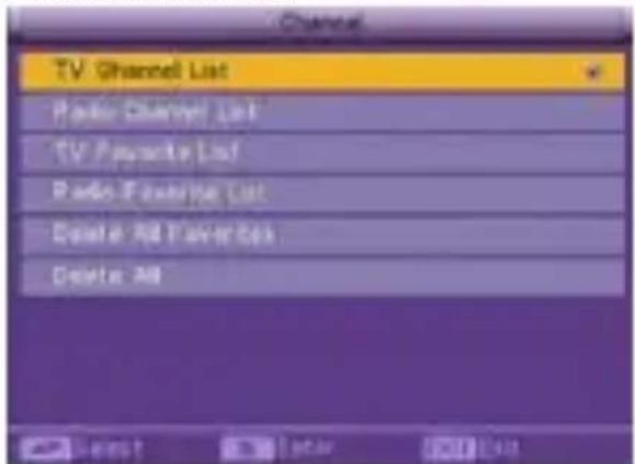 KONIG DVBT SCART12 - Csatorna menu - 1
