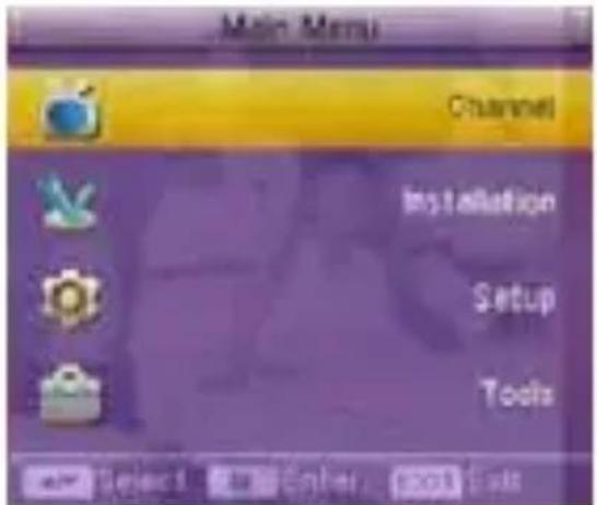KONIG DVBT SCART12 - Fó menu - 1