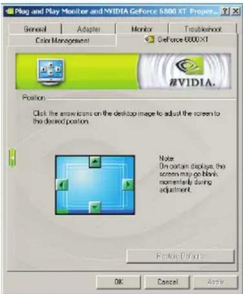 ECS GeForce 6200 - Réglage de l'écran - 1