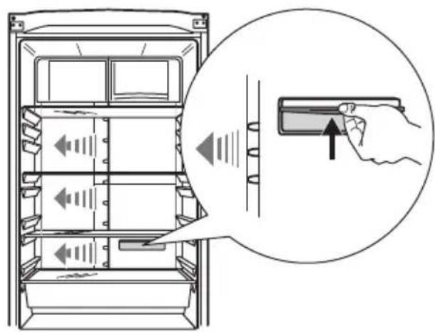 ELECTROLUX ENA34933X - Ledusskapja durvju plauktu novietošana - 3
