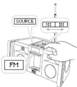 ALTEC LANSING IMT810 - Écouter la radio FM - 1