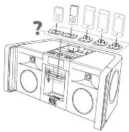 ALTEC LANSING IMT810 - Placing and Removing Adapters for the iPhone and iPod - 1