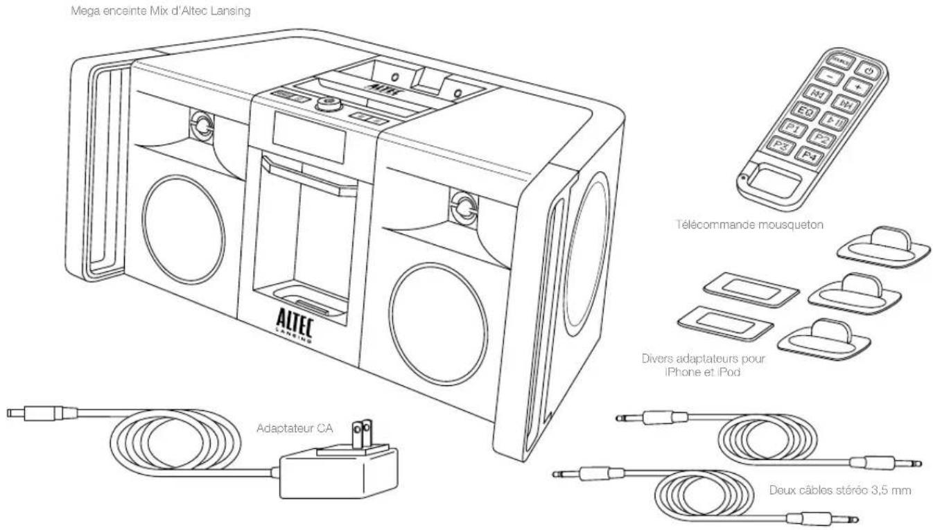 ALTEC LANSING IMT810 - Contenu de l'emballage - 1