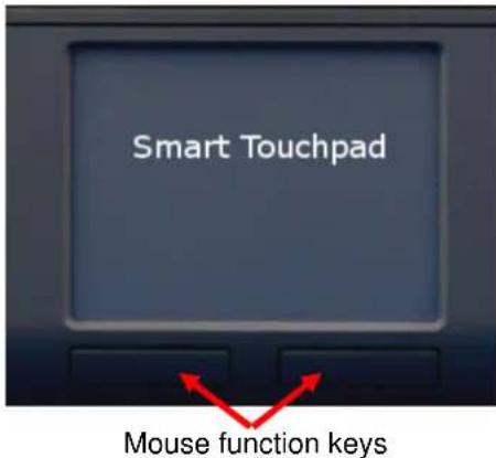 Smart Touchpad Mouse function keys