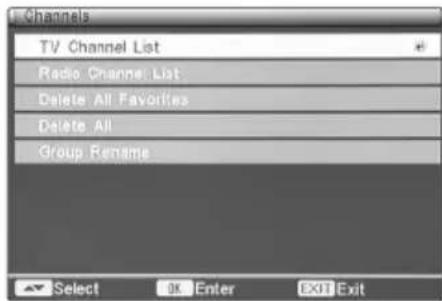 FAGOR Tedi 200 P - 5.2.1.- Channel menu - 1
