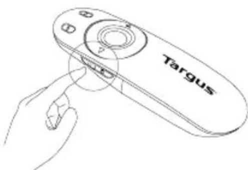 TARGUS AMP13CA - Utilisation de la télécommande - 4