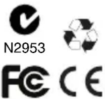 TARGUS AMP18CA - Déclaration de la FCC Testé et conforme - 2