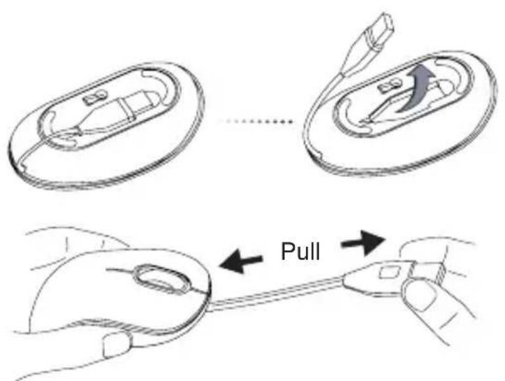 TARGUS AMU76CA - Retractable Cord - 1