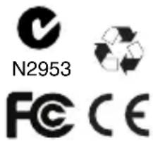 TARGUS AMW51CA - Déclaration de la FCC Testé et conforme - 2