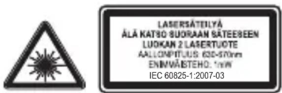 MICROSOFT 2CF00012 - Luokan 2 laserlaitteet - 1