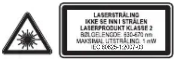 MICROSOFT 2CF00012 - Laserenheter av klasse 2 - 1
