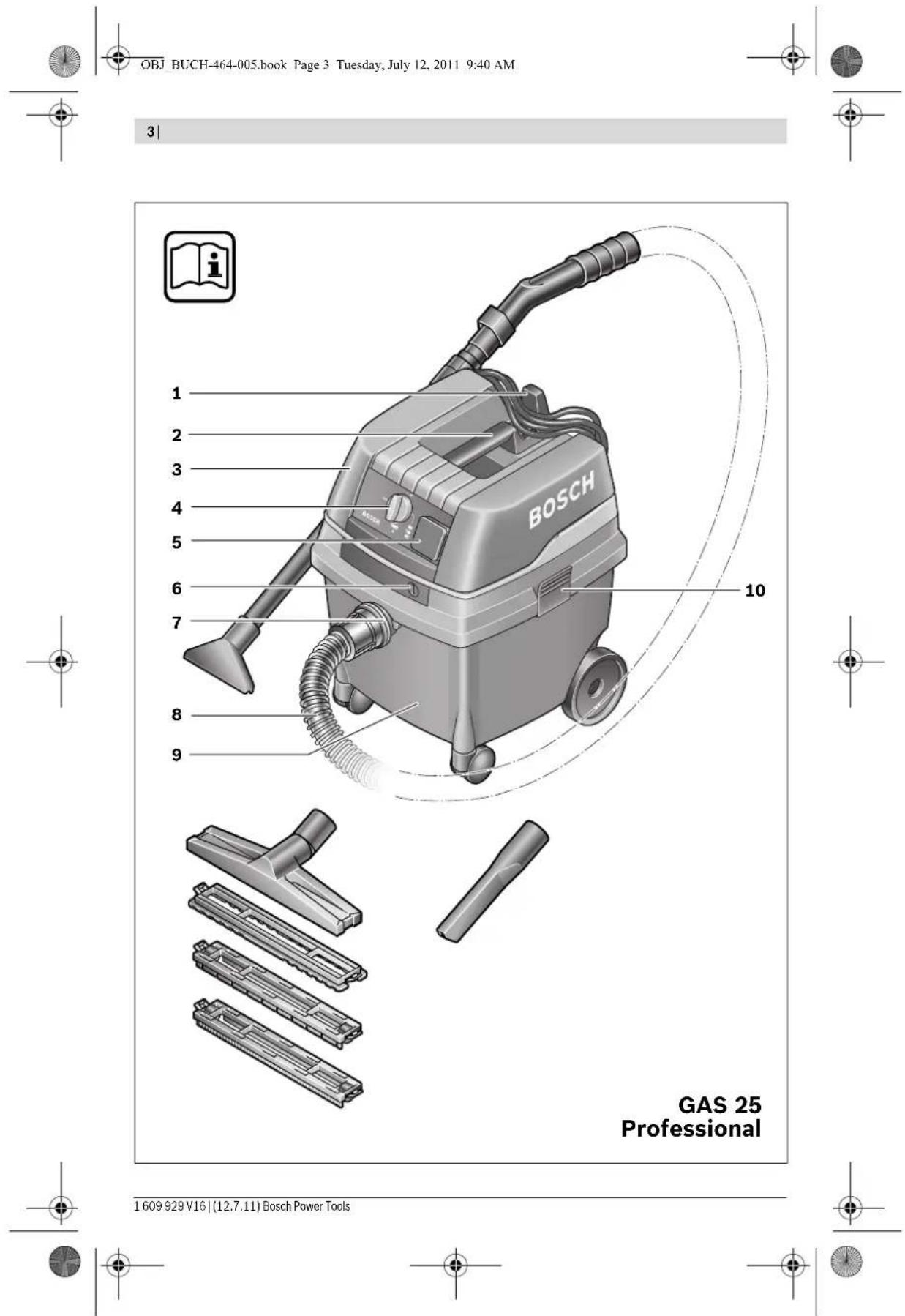 BOSCH GAS 25 Professional - 1