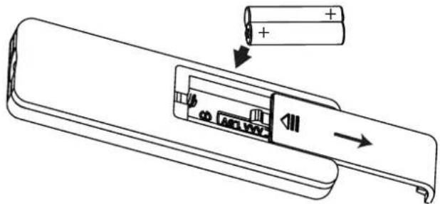 TOPCOM SFM1000H - Remote control battery installation - 1