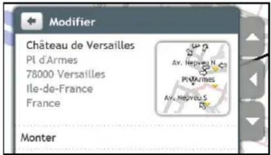 MIO Moov V505 TV - Comment faire pour modifier l'ordre de mes étapes ? - 3