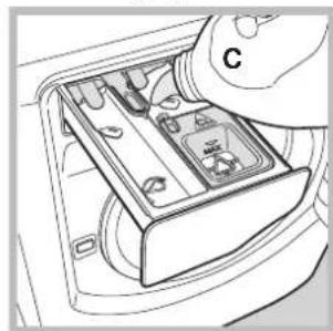 HOTPOINT-ARISTON Aqualtis AQLF9D 69 U A - Behalter auffullen: - 2