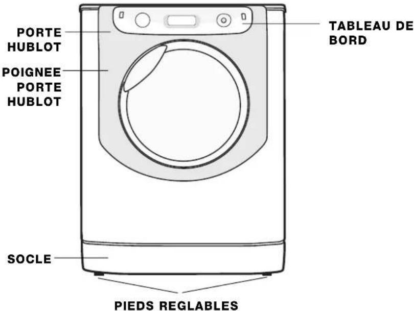 HOTPOINT-ARISTON Aqualtis AQLF9D 69 U A - Description de l'appareil - 2
