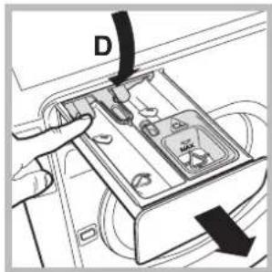HOTPOINT-ARISTON Aqualtis AQLF9D 69 U A - Reinigung der Waschmittelschublade - 2