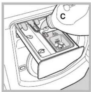 HOTPOINT-ARISTON Aqualtis AQLF9D 69 U A - Riempire i serbatoi: - 2