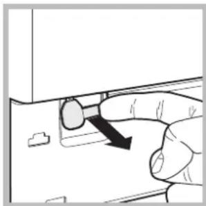 HOTPOINT-ARISTON Aqualtis AQLF9D 69 U A - Manuelles Öffnen der Geräteür - 2
