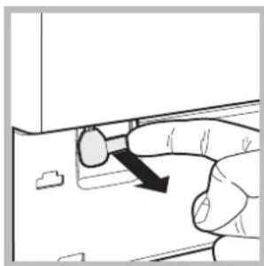 HOTPOINT-ARISTON Aqualtis AQLF9D 69 U A - Handmatige opening van het deurtje - 2
