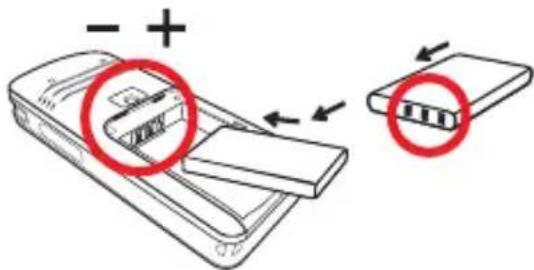 AIPTEK PocketCinema T15 - Inserimento della batteria - 1
