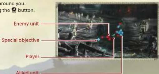 round you. the button. Enemy unit Special objective Player Allied unit