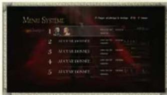 MENU SYSTEM 1 2 3 4 5