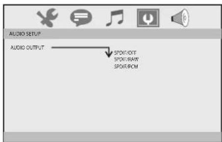 Sunstech DLPM790 - Página de configuración del audio - 1