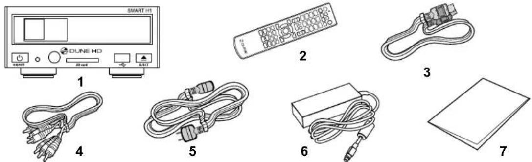 Dune Smart H1 - Package Contents - 1