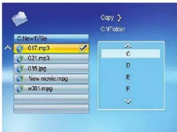 BRAUN DigiFrame 1560 - Copying files - 2
