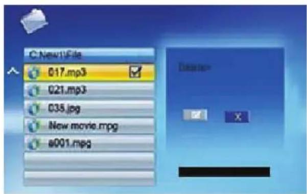 BRAUN DigiFrame 1560 - Deleting files - 2