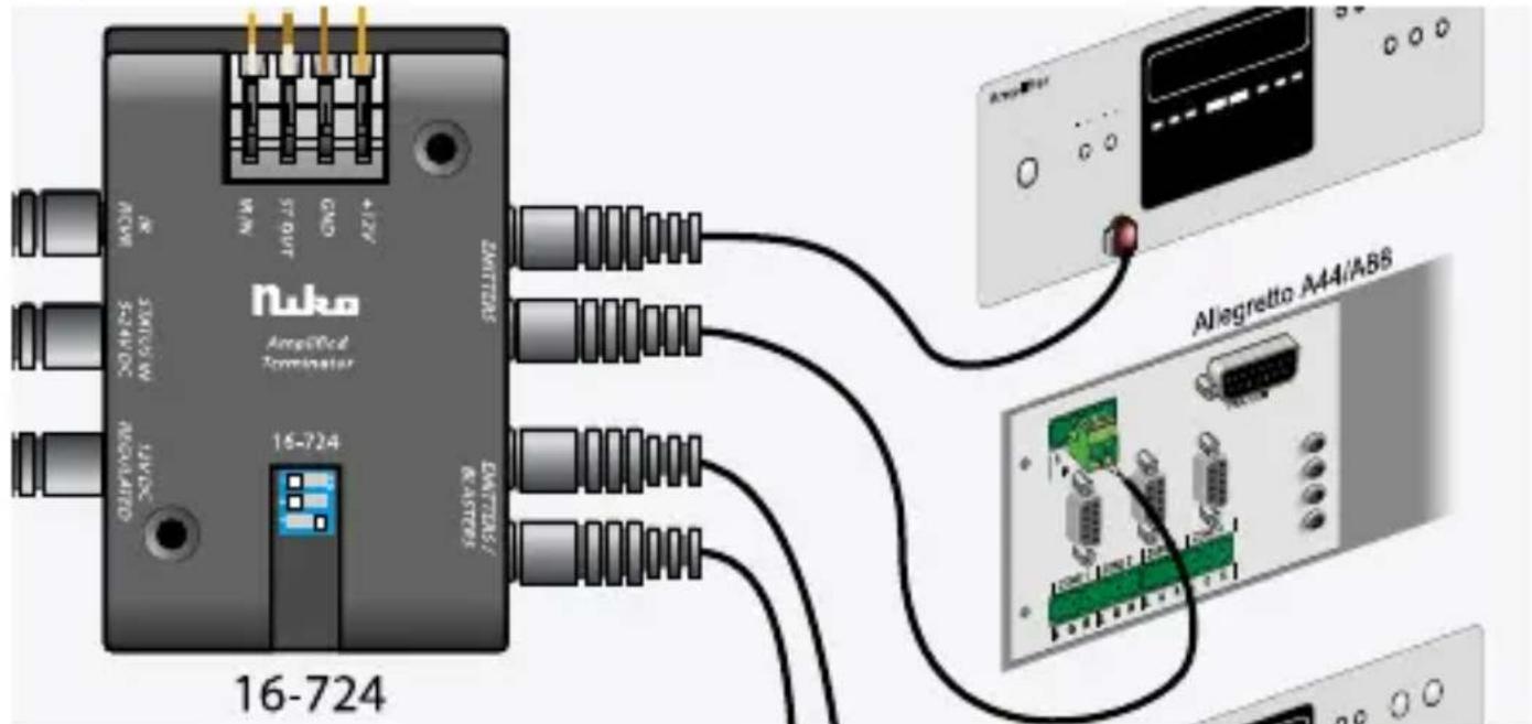 Niko 16724 - Commande du système de distribution audio Niko A44 ou A88 par IR - 1