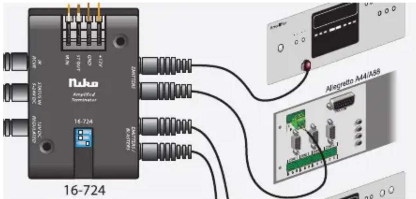 Niko 16732 - Commande du système de distribution audio Niko A44 ou A88 par IR - 1