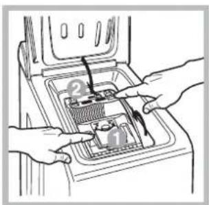 HOTPOINT ARTXF 149 (EU) - How to open and to close the drum - 4