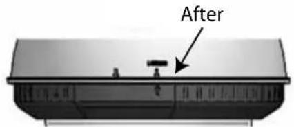 Moog Videolarm FDW7C12S3 - To secure in place, tighten captive screw. - 2