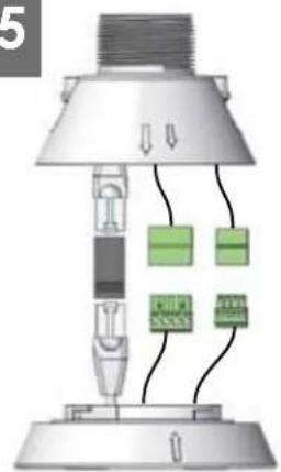 Moog Videolarm IFDP7CN3 - To loosen - unscrew bolts 12 turn counter clockwise - 1